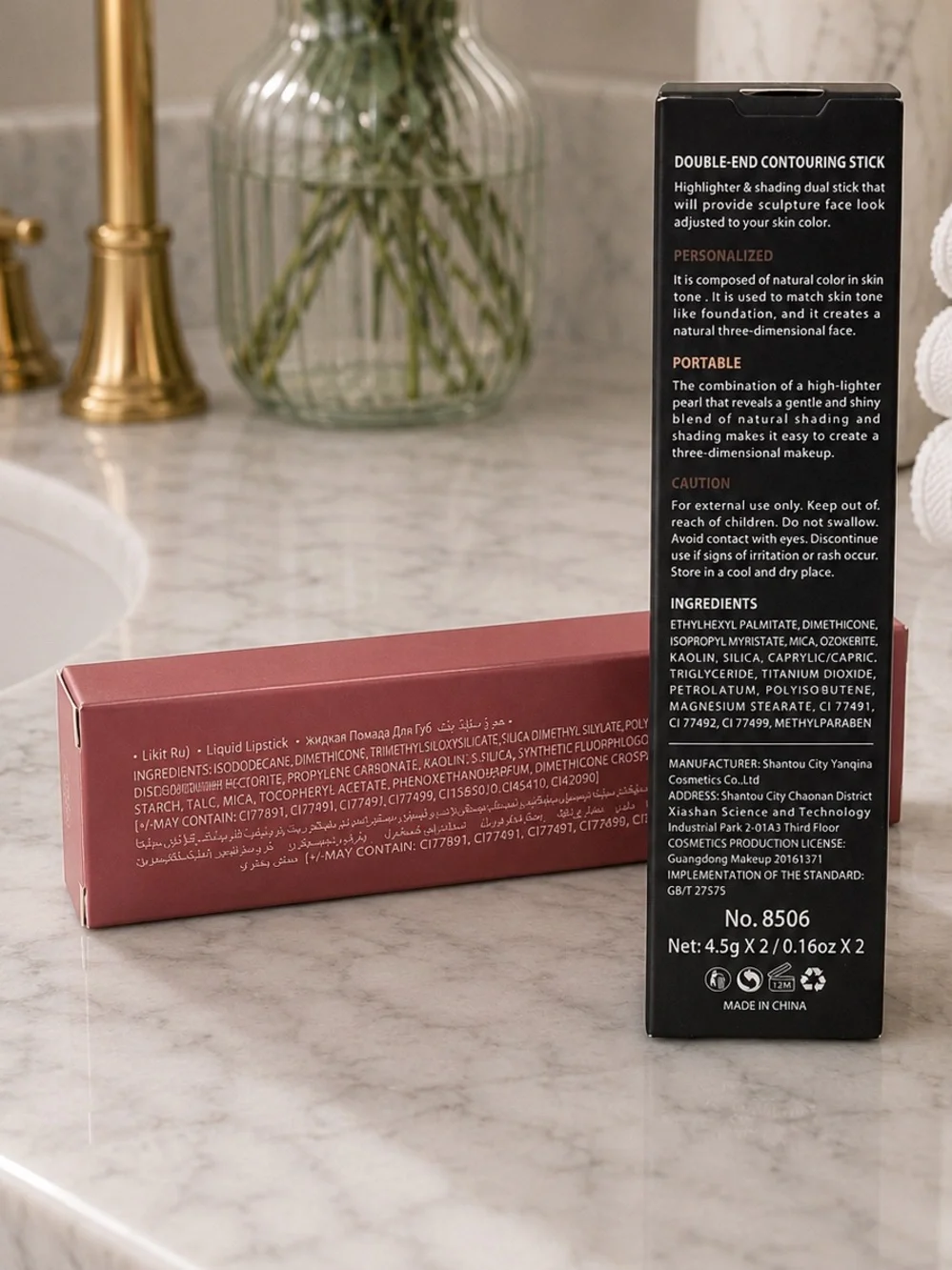 Beauty Bundle One Matte Lip Gloss & Double End Countering Stick